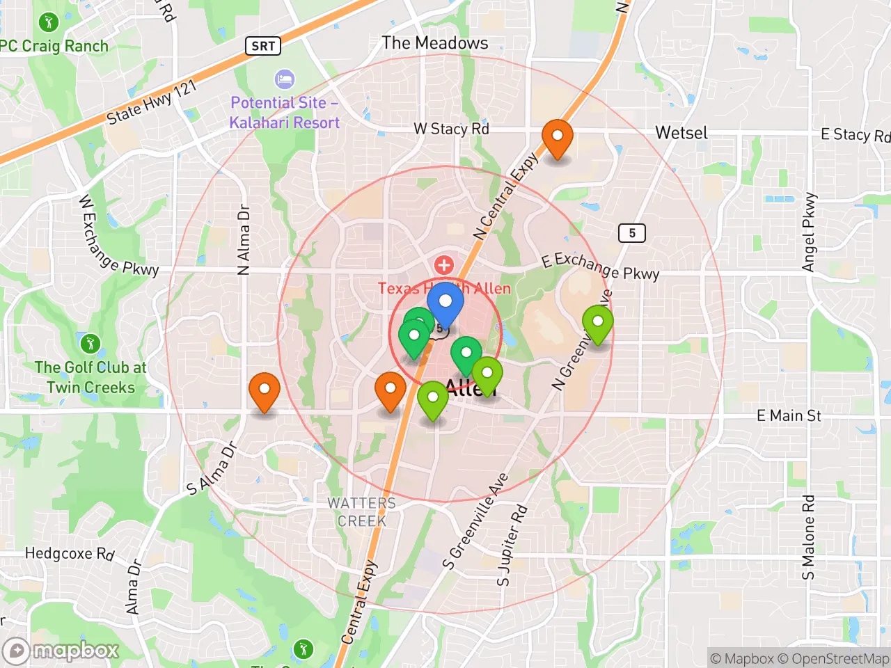 Hood Index scan area