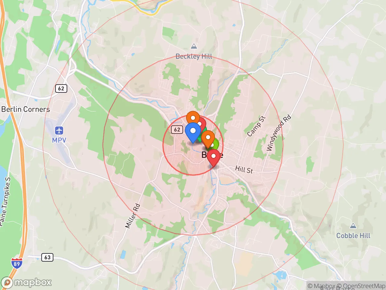 Hood Index scan area