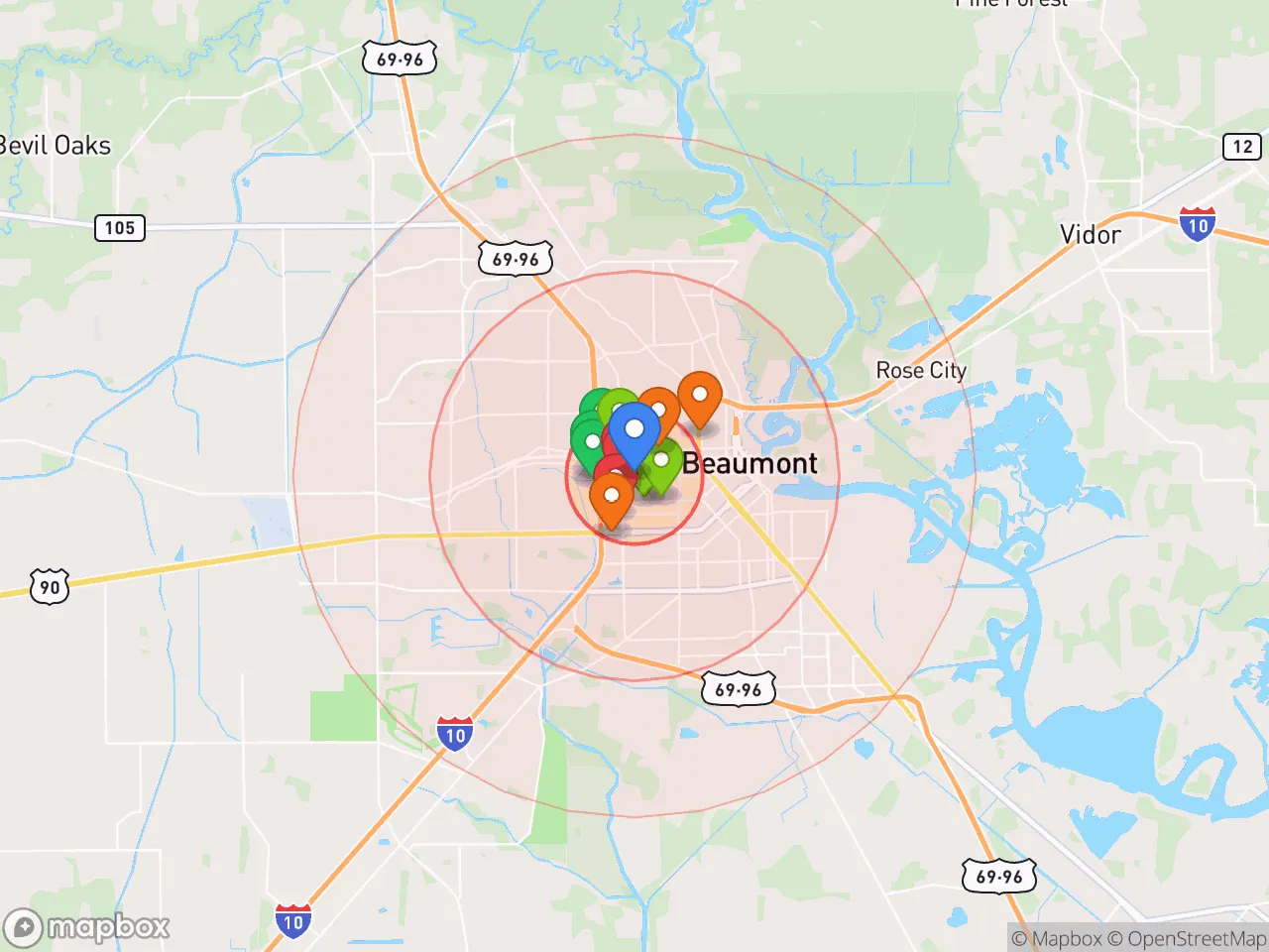 Hood Index scan area