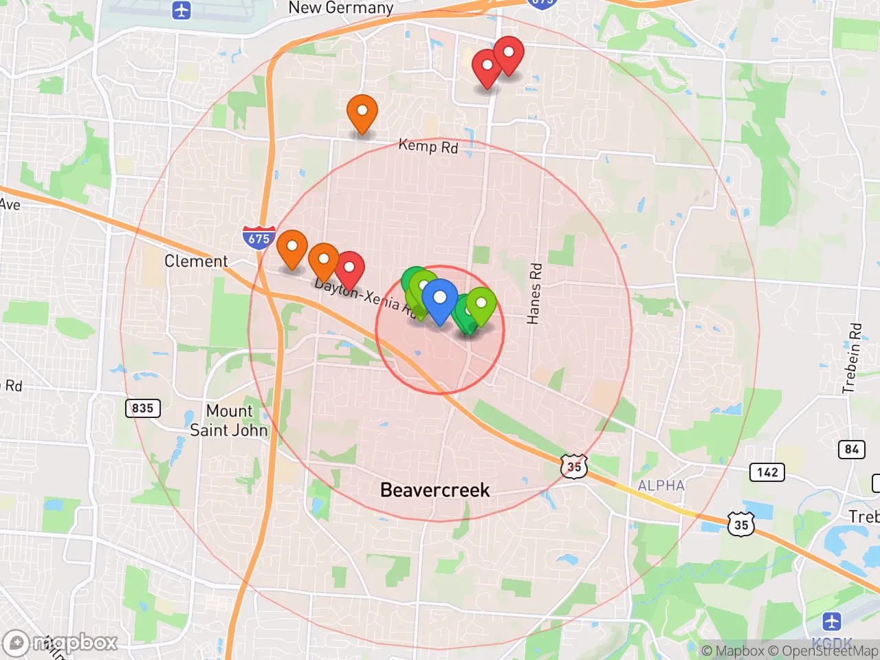 Hood Index scan area
