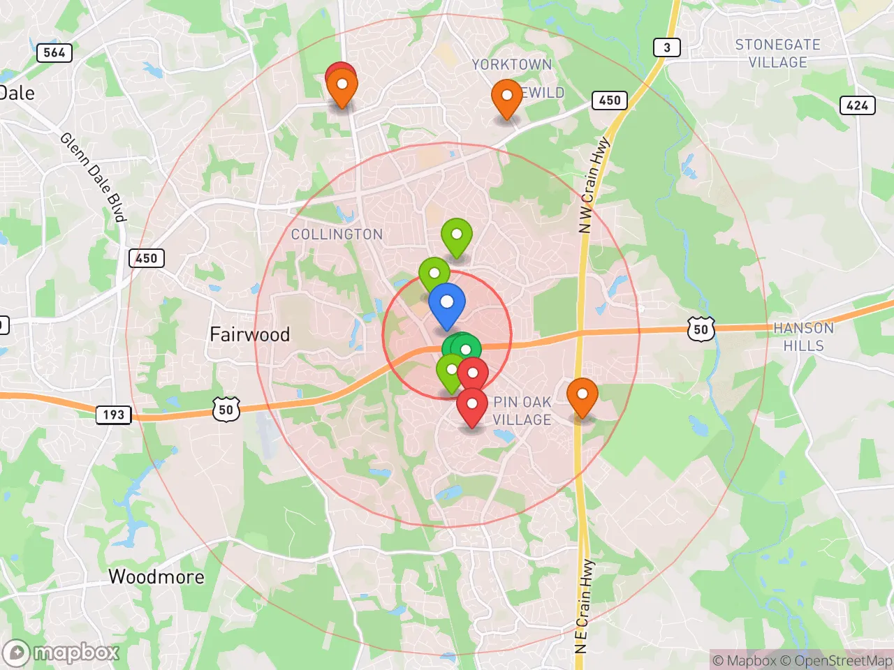 Hood Index scan area