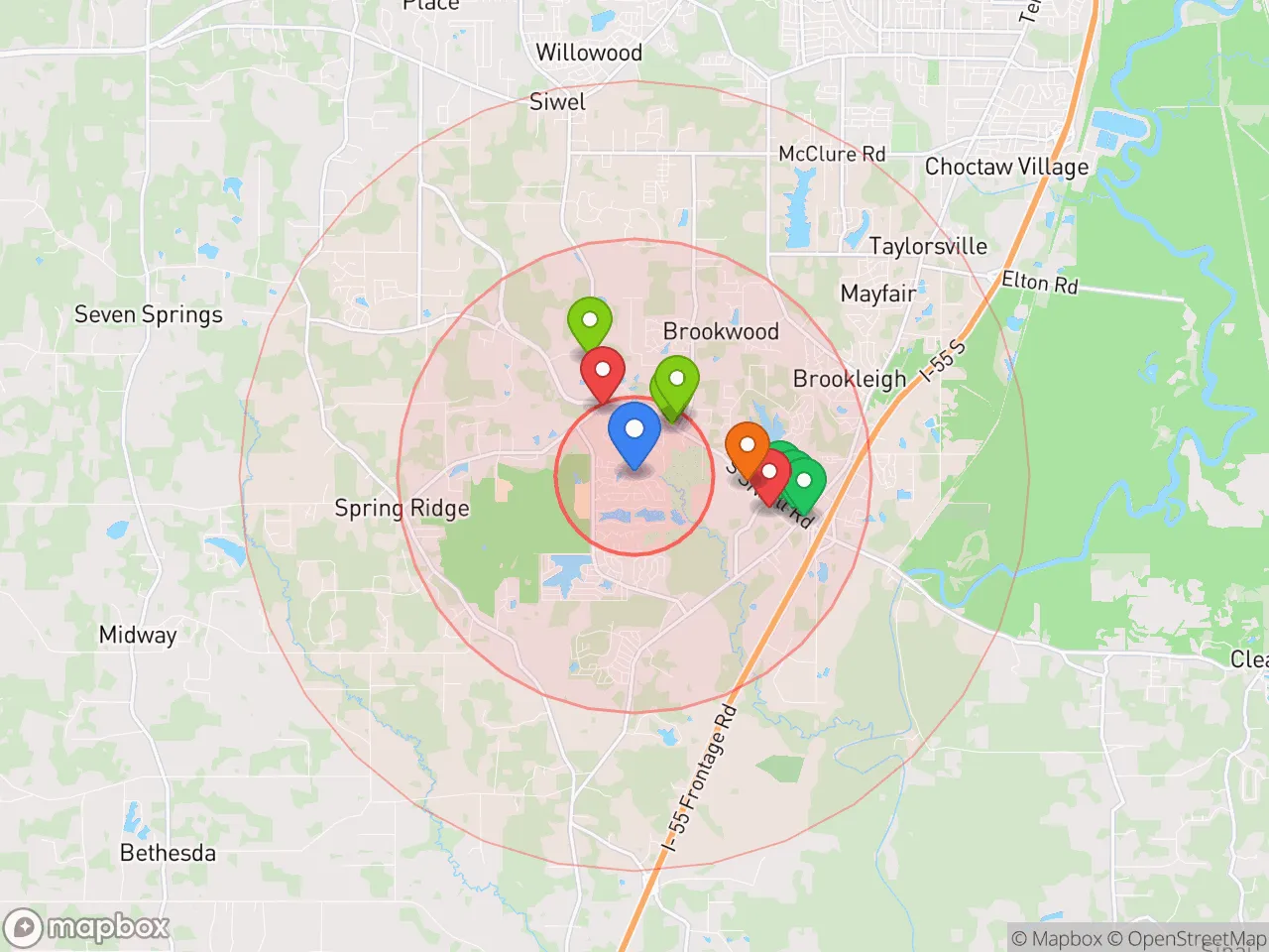 Hood Index scan area