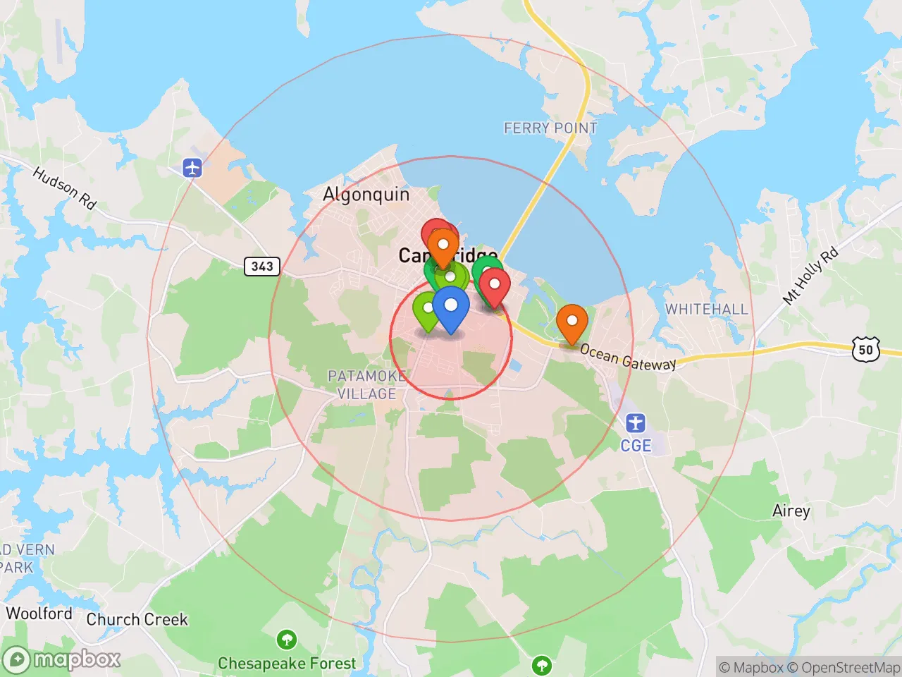 Hood Index scan area