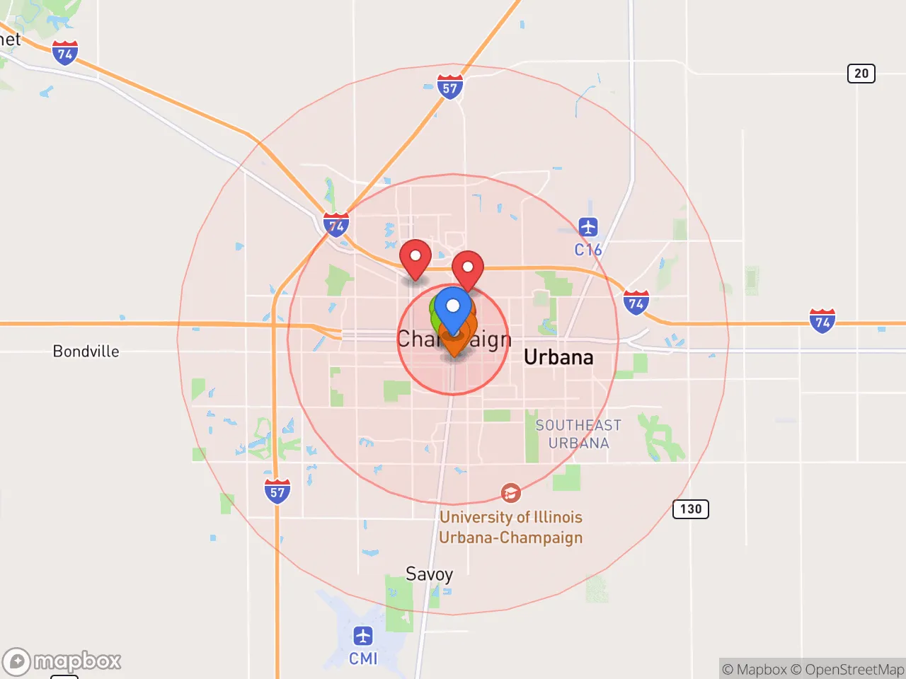 Hood Index scan area