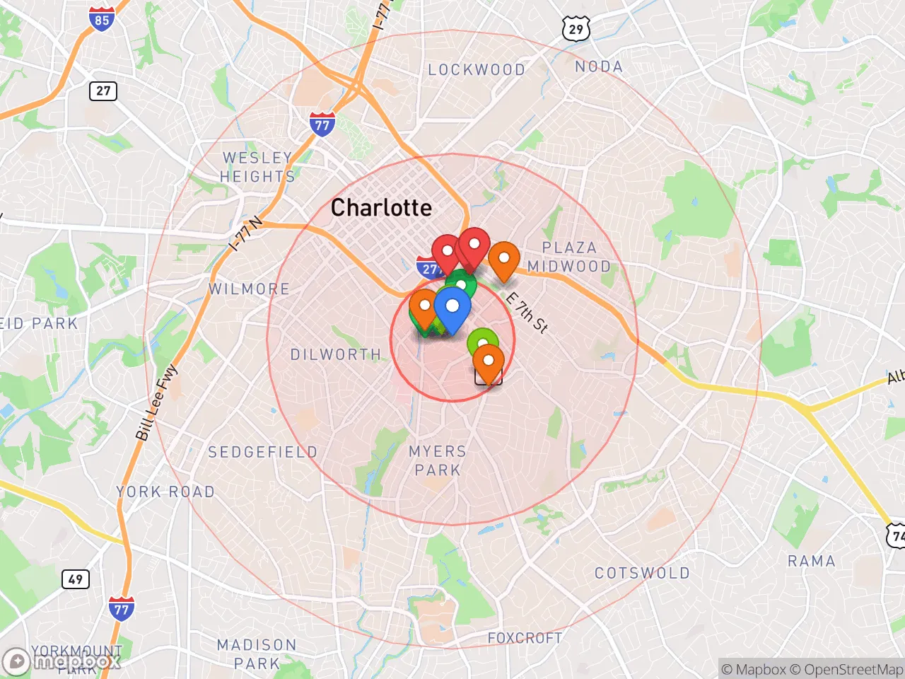 Hood Index scan area