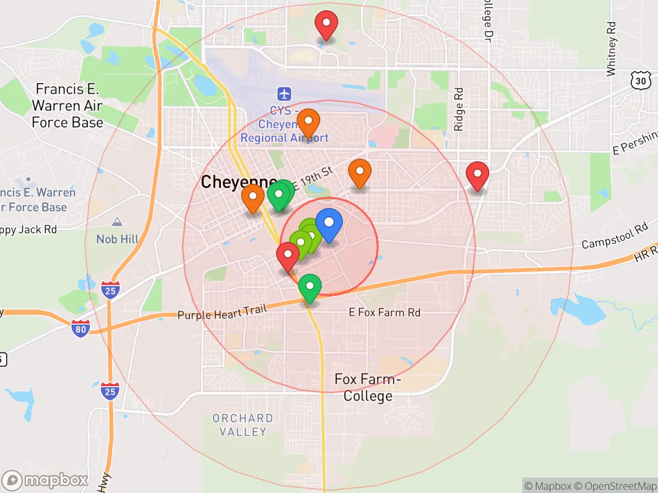 Hood Index scan area