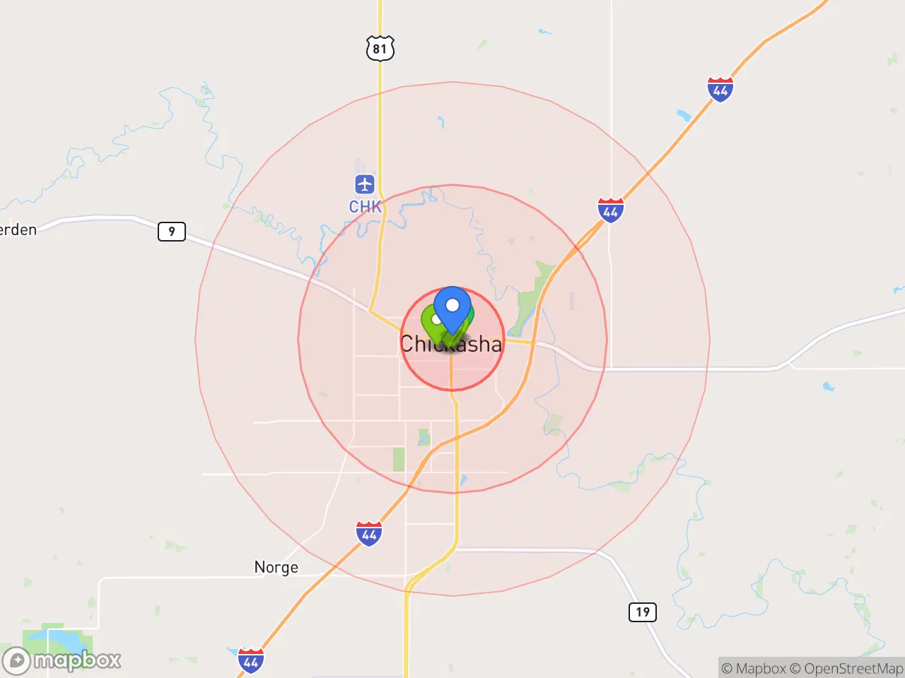 Hood Index scan area