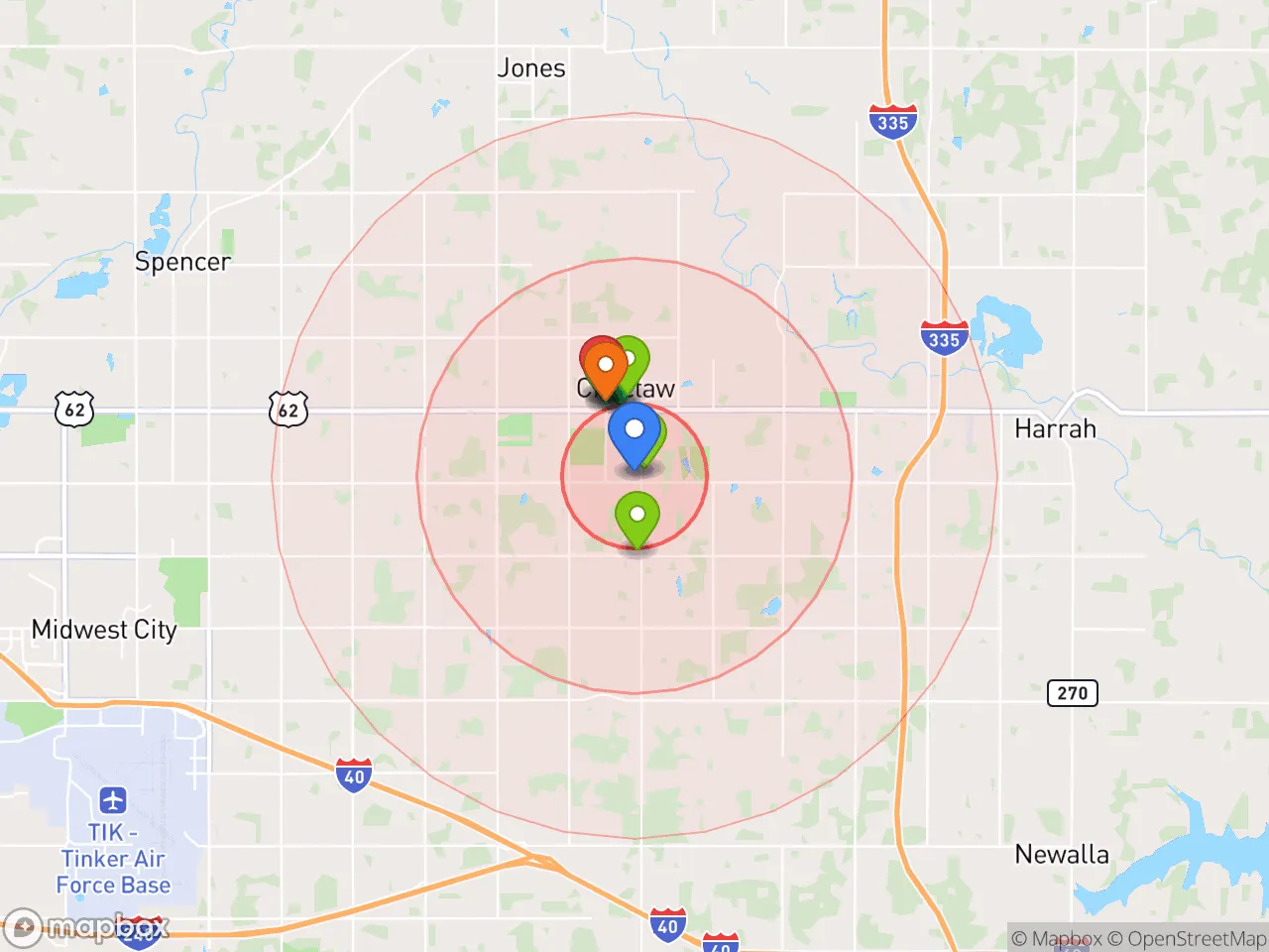 Hood Index scan area