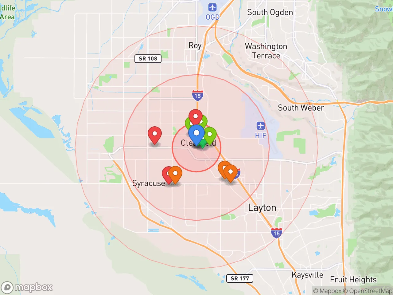 Hood Index scan area