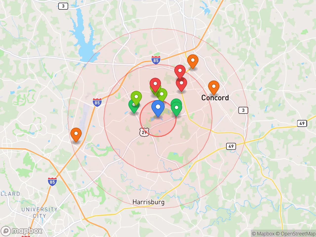 Hood Index scan area