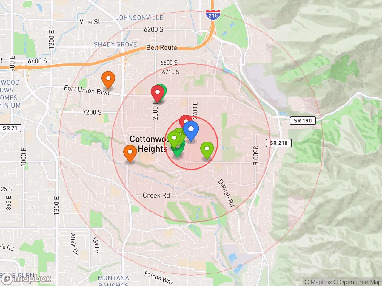 Hood Index scan area