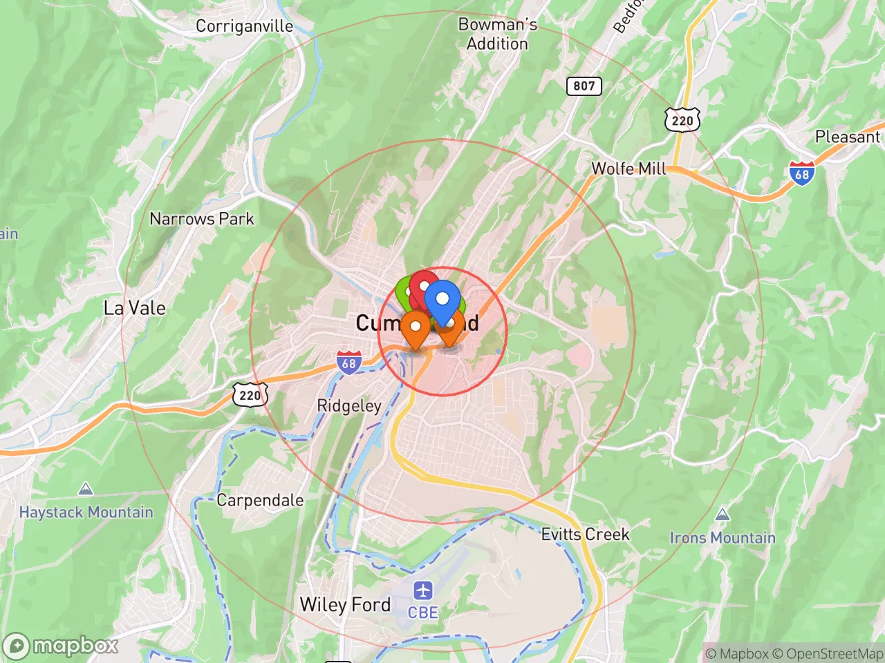 Hood Index scan area