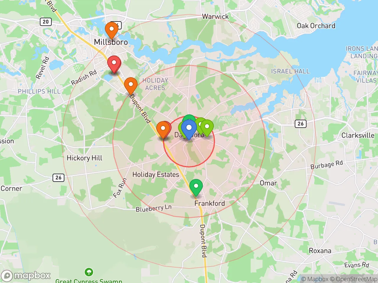 Hood Index scan area