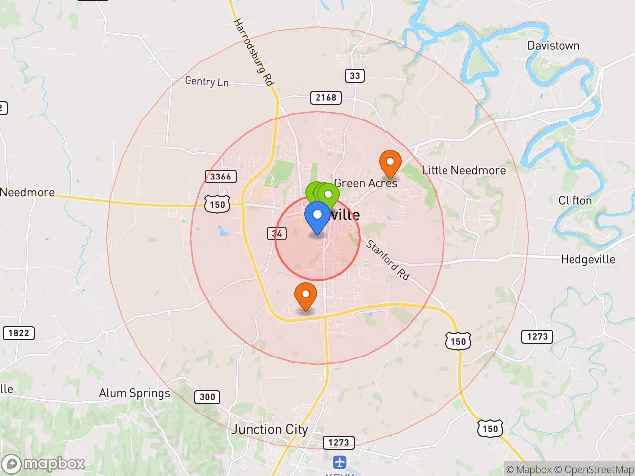 Hood Index scan area