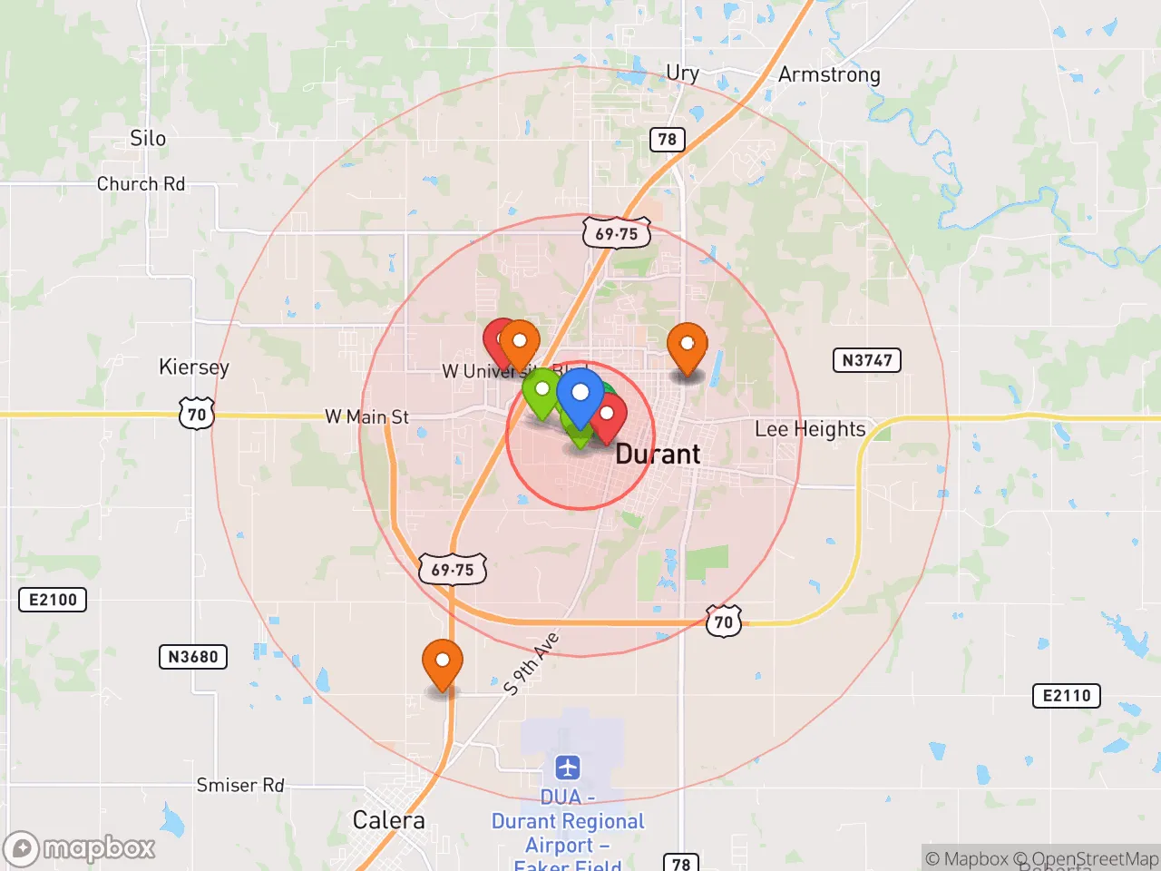 Hood Index scan area