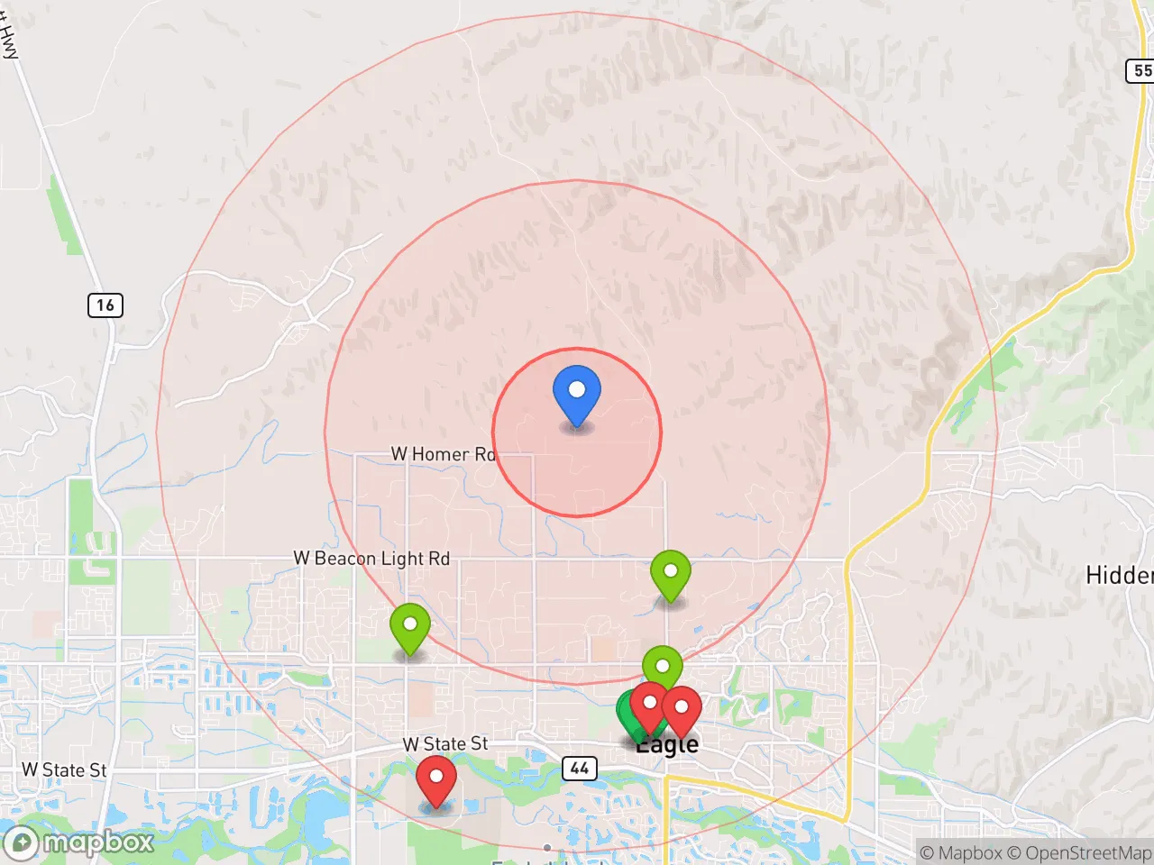 Hood Index scan area