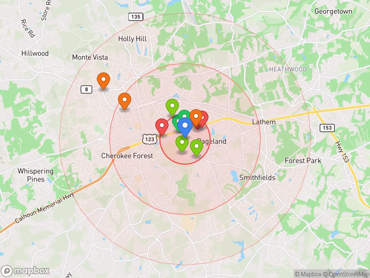 Hood Index scan area