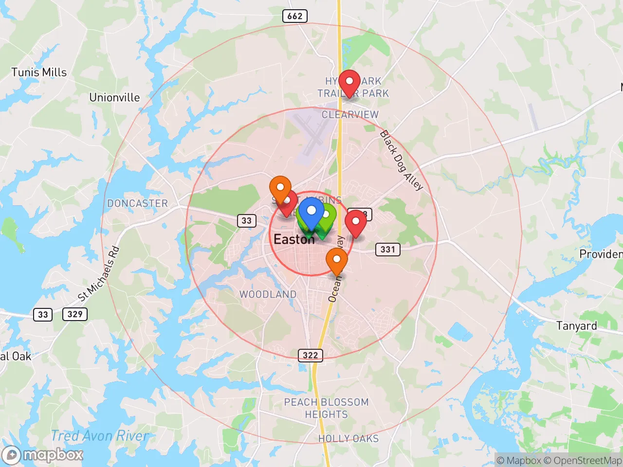 Hood Index scan area