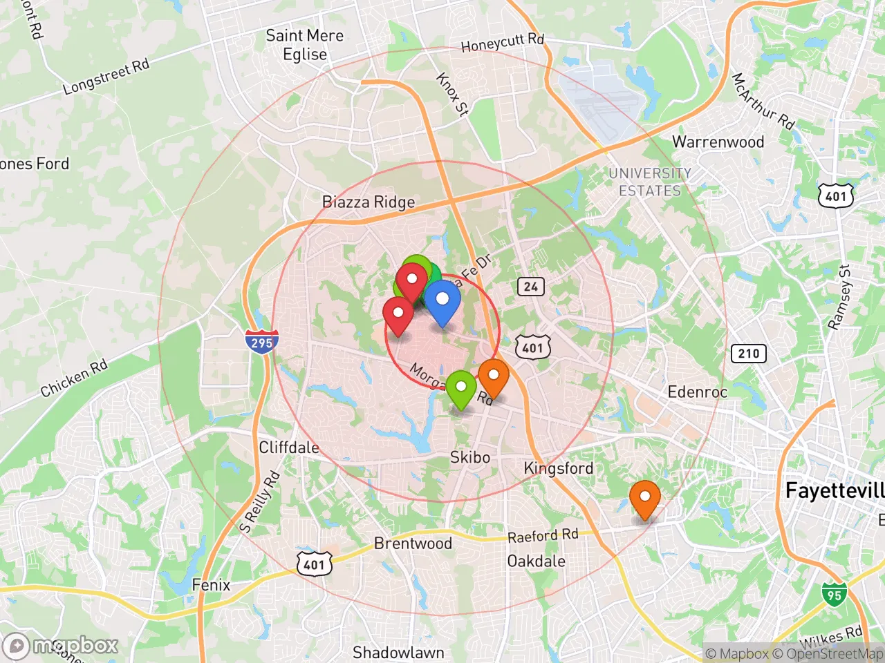 Hood Index scan area
