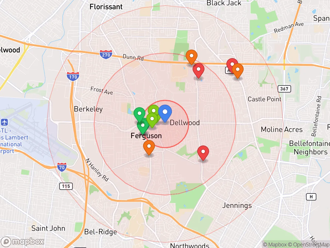 Hood Index scan area