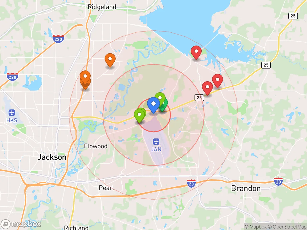 Hood Index scan area