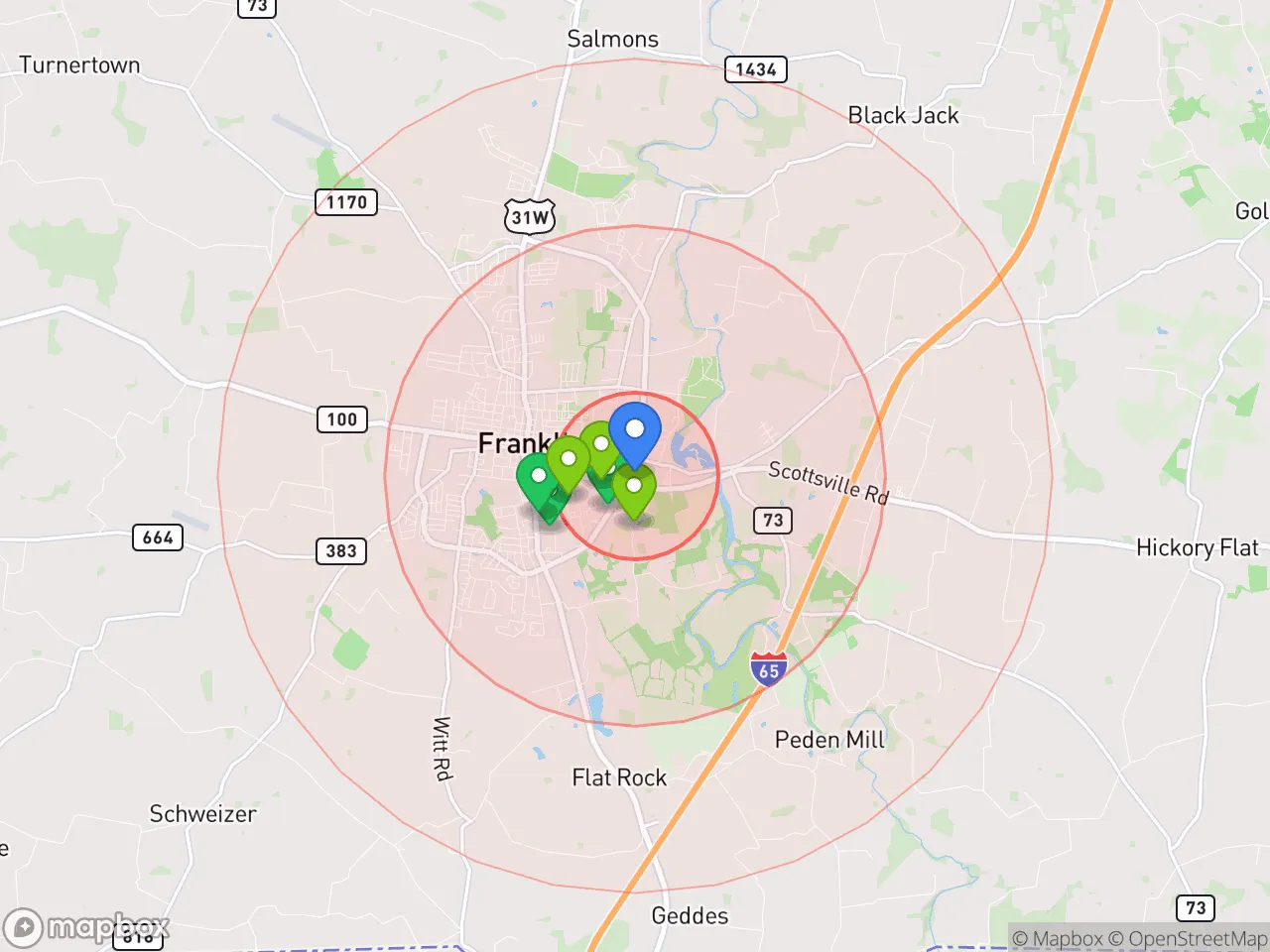 Hood Index scan area