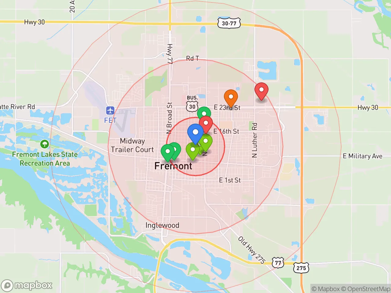 Hood Index scan area