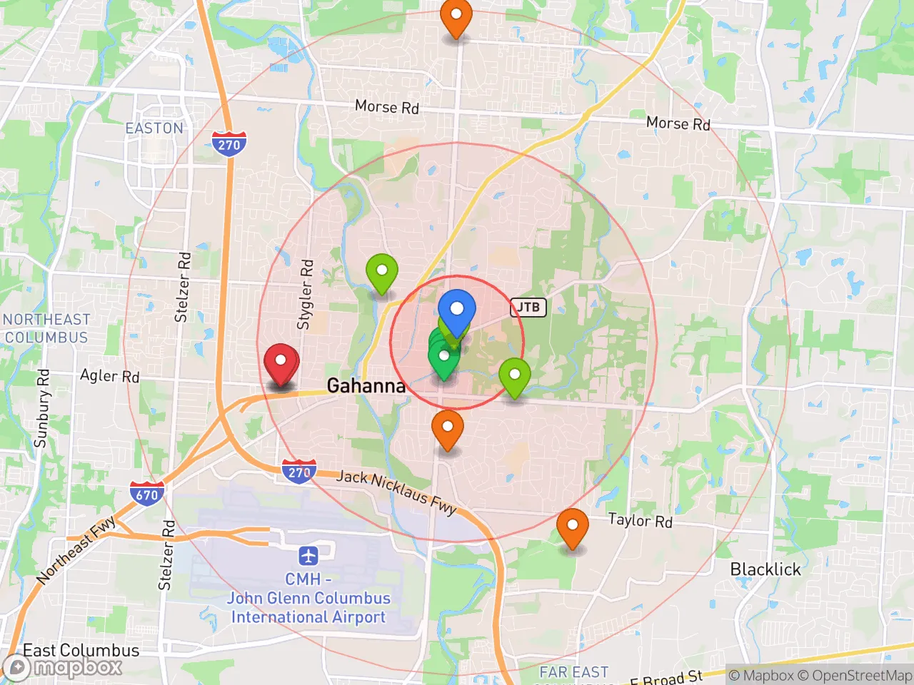 Hood Index scan area