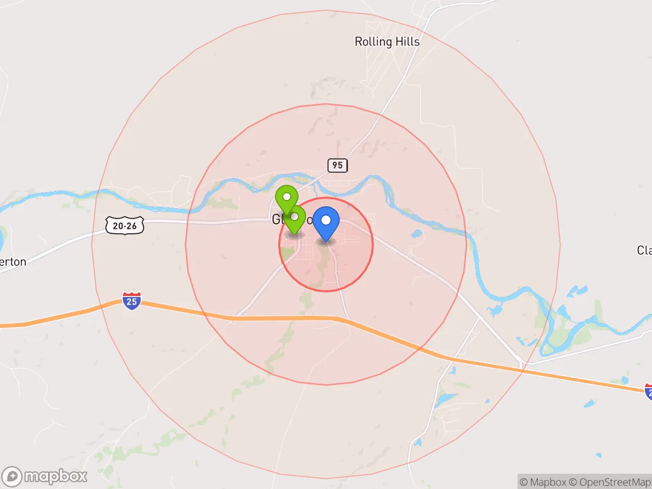 Hood Index scan area