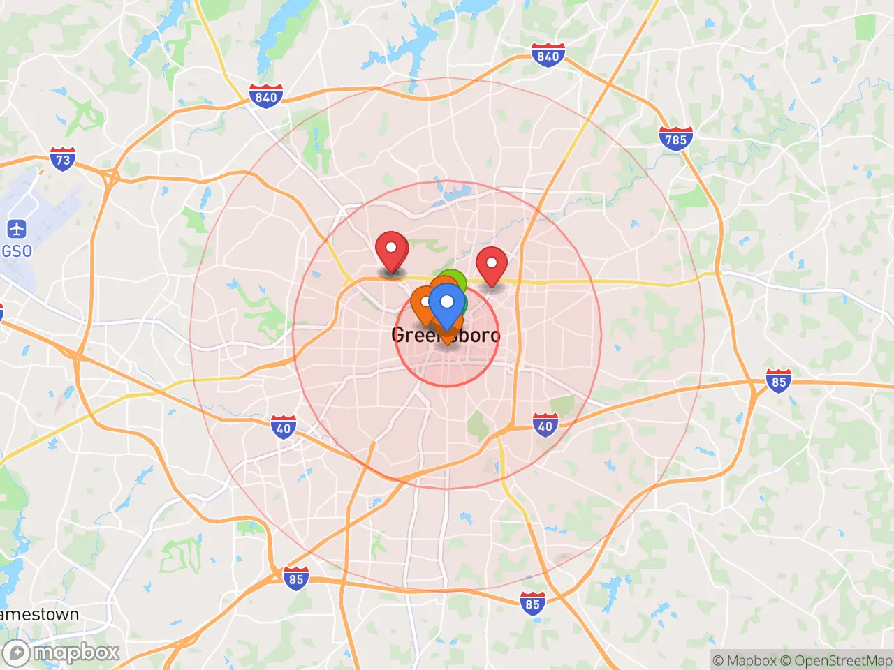 Hood Index scan area