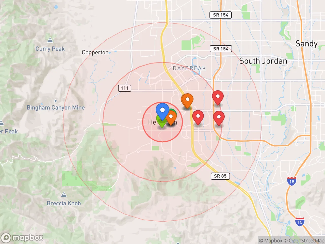 Hood Index scan area