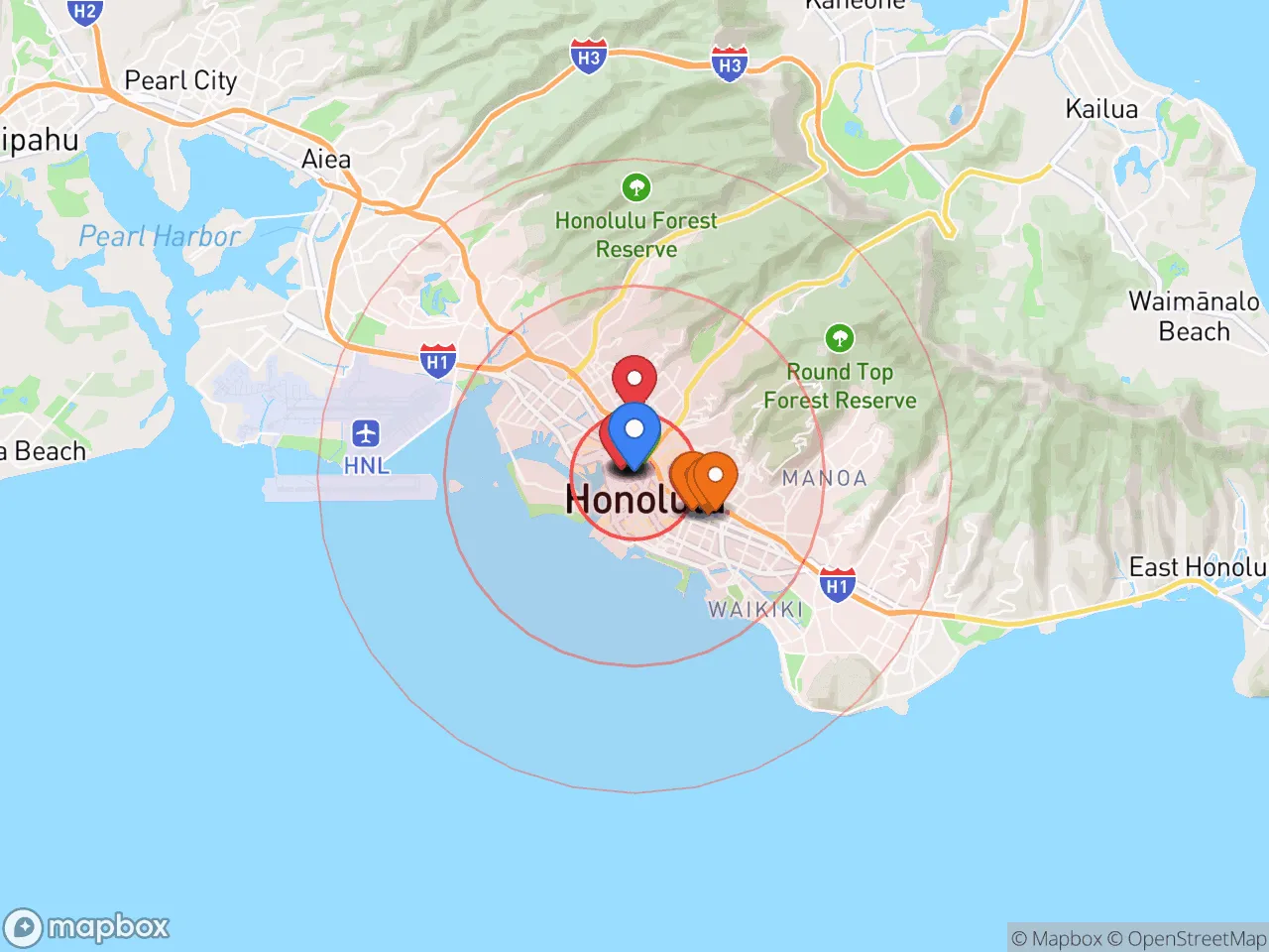 Hood Index scan area