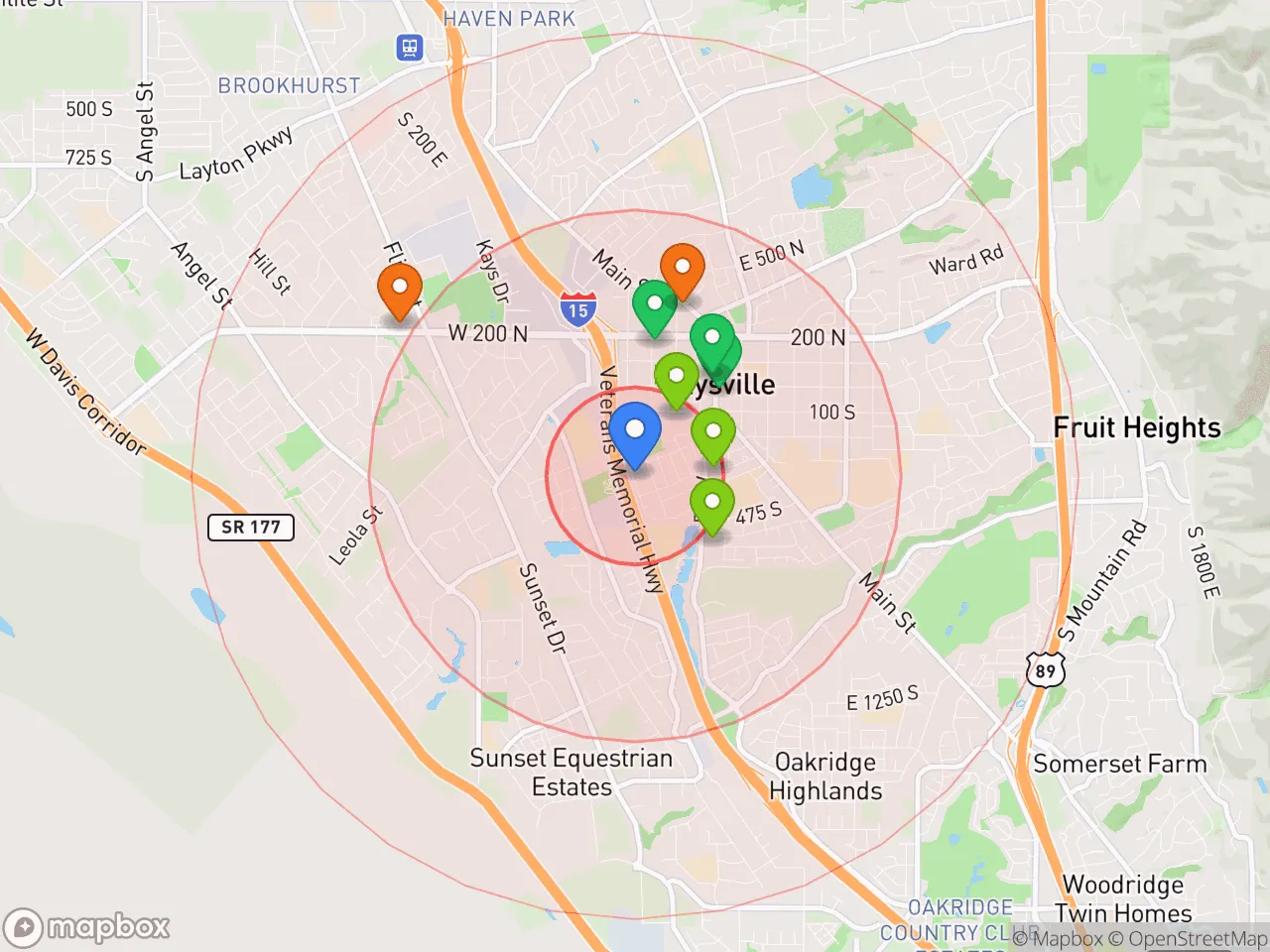 Hood Index scan area
