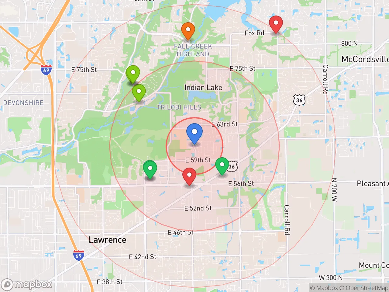 Hood Index scan area