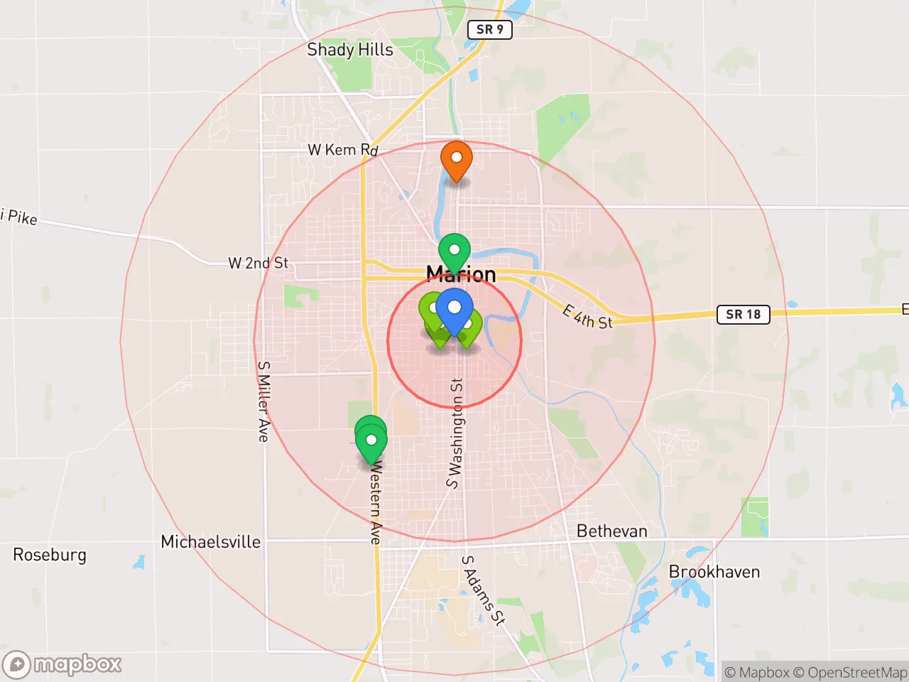 Hood Index scan area