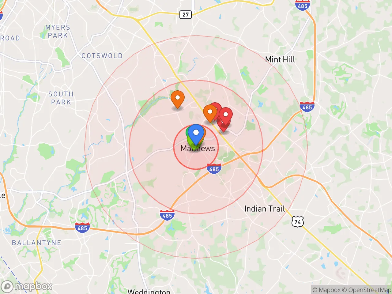 Hood Index scan area