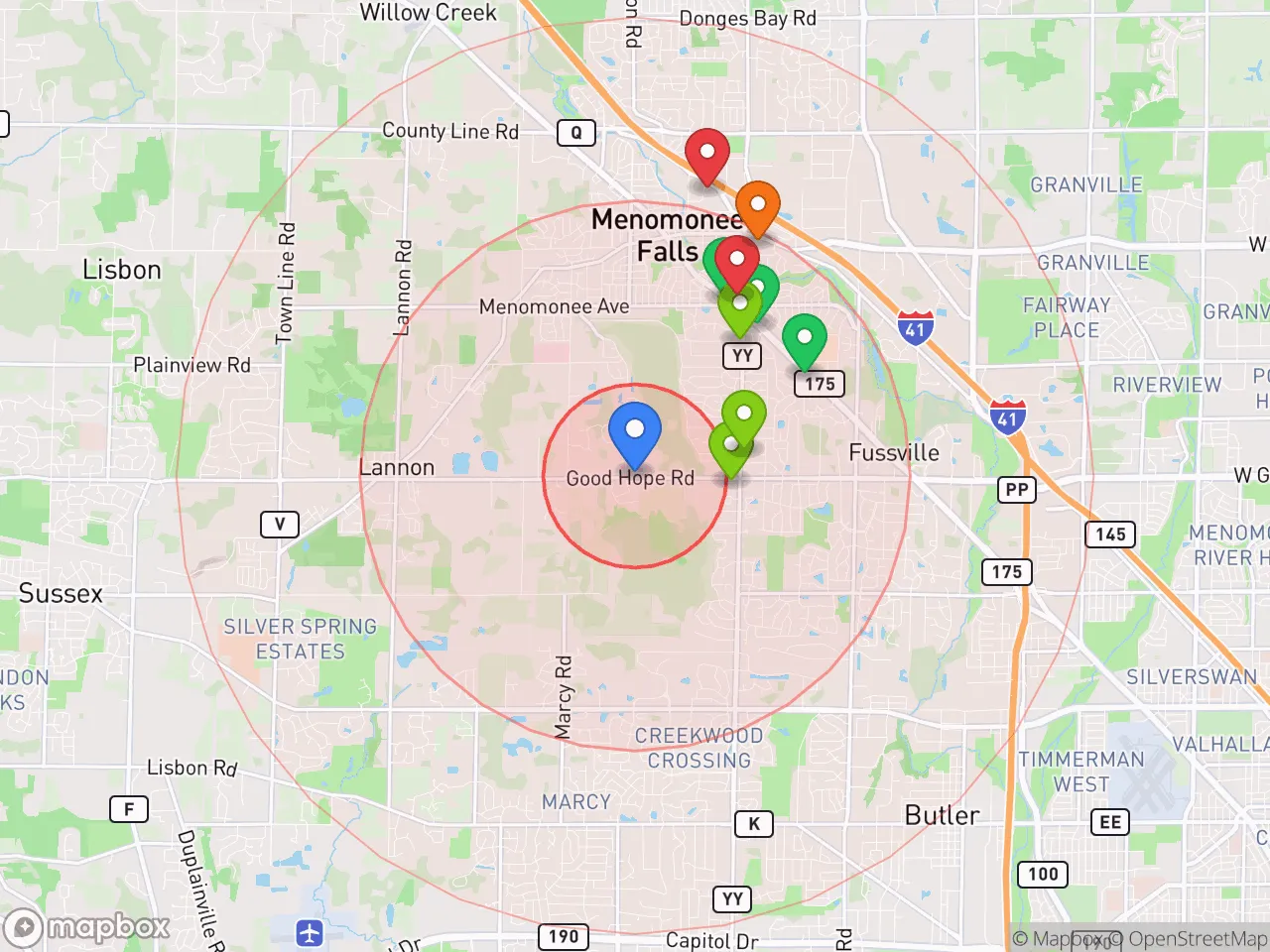 Hood Index scan area