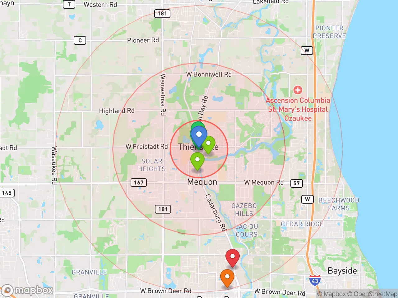 Hood Index scan area