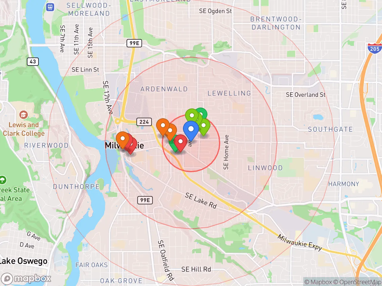 Hood Index scan area