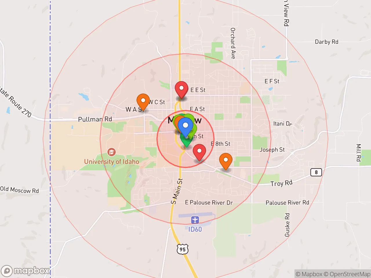 Hood Index scan area