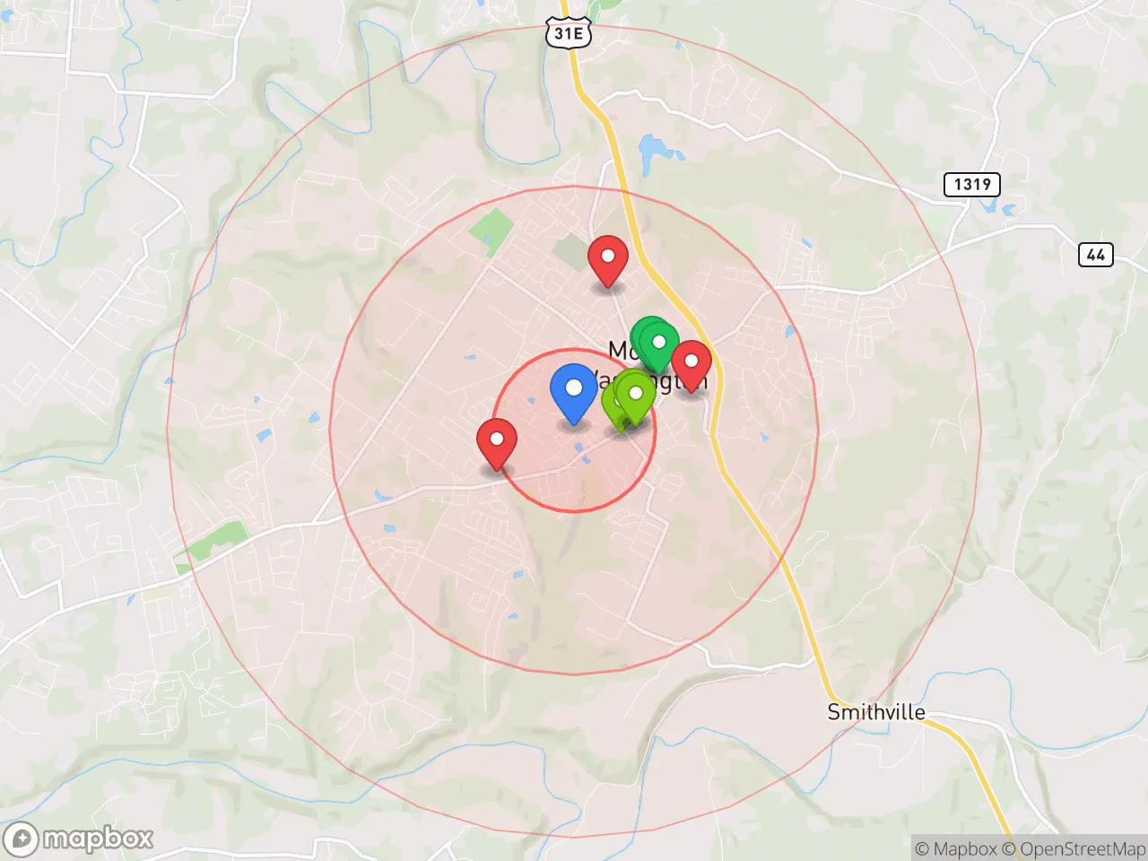 Hood Index scan area