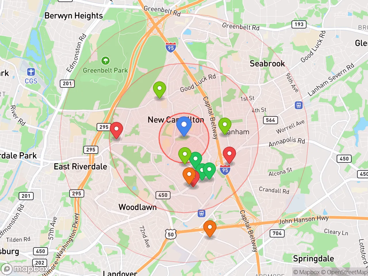 Hood Index scan area