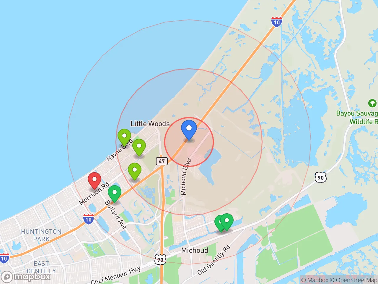 Hood Index scan area
