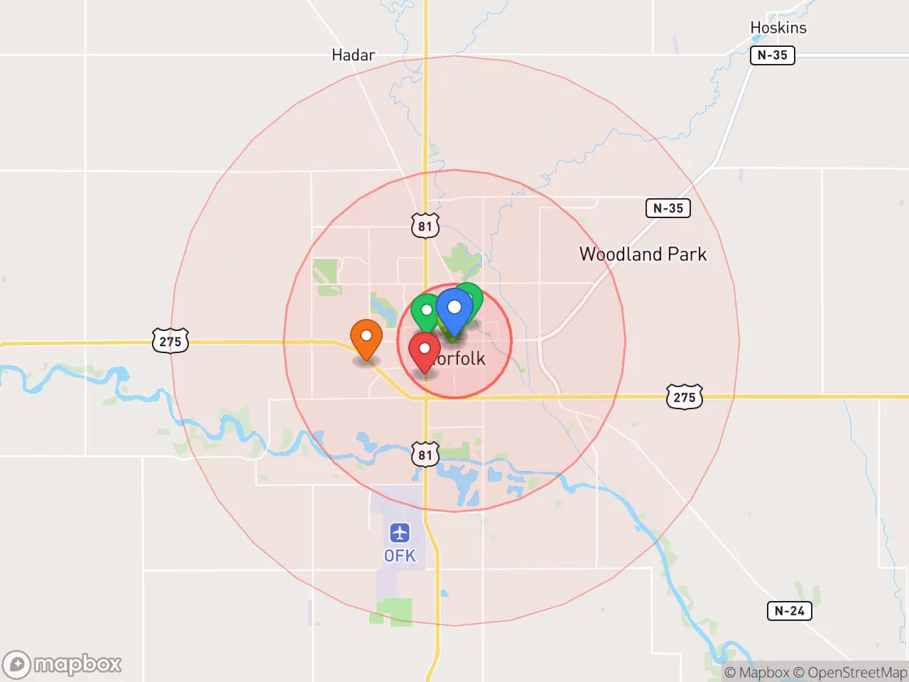 Hood Index scan area