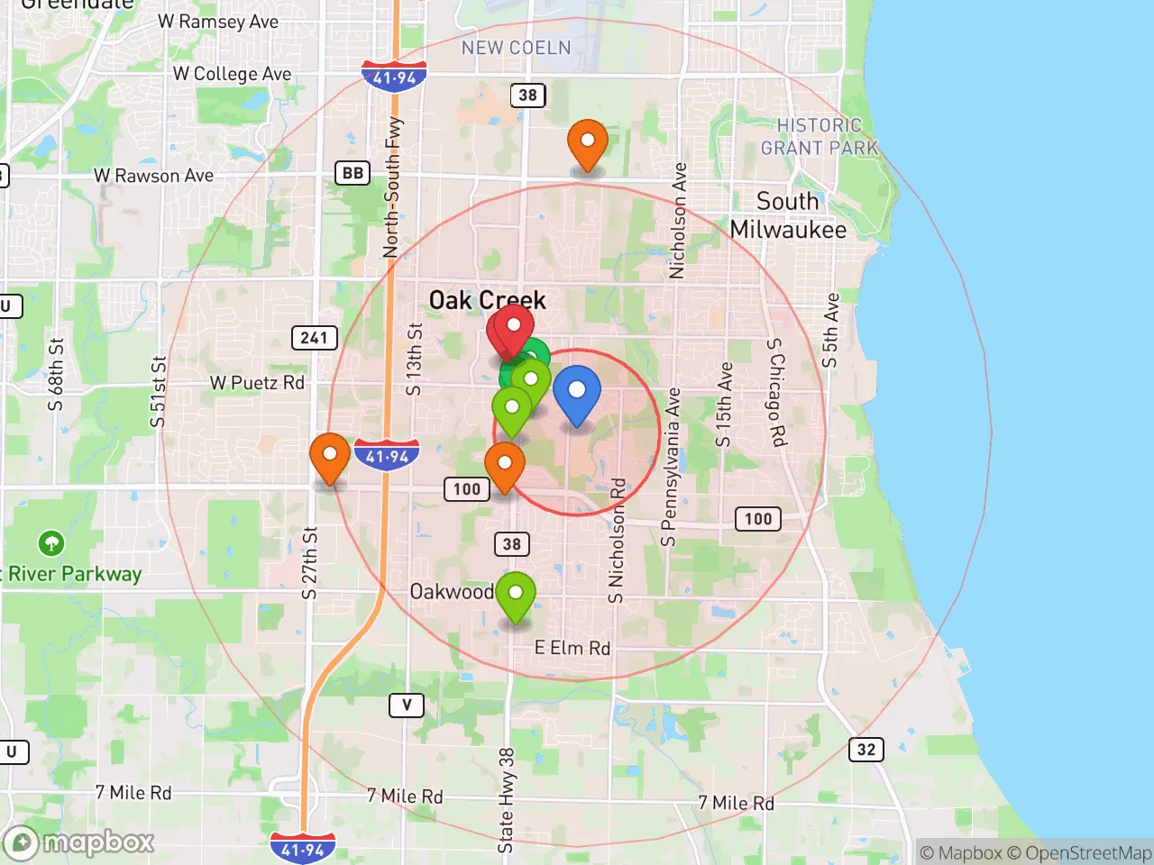 Hood Index scan area