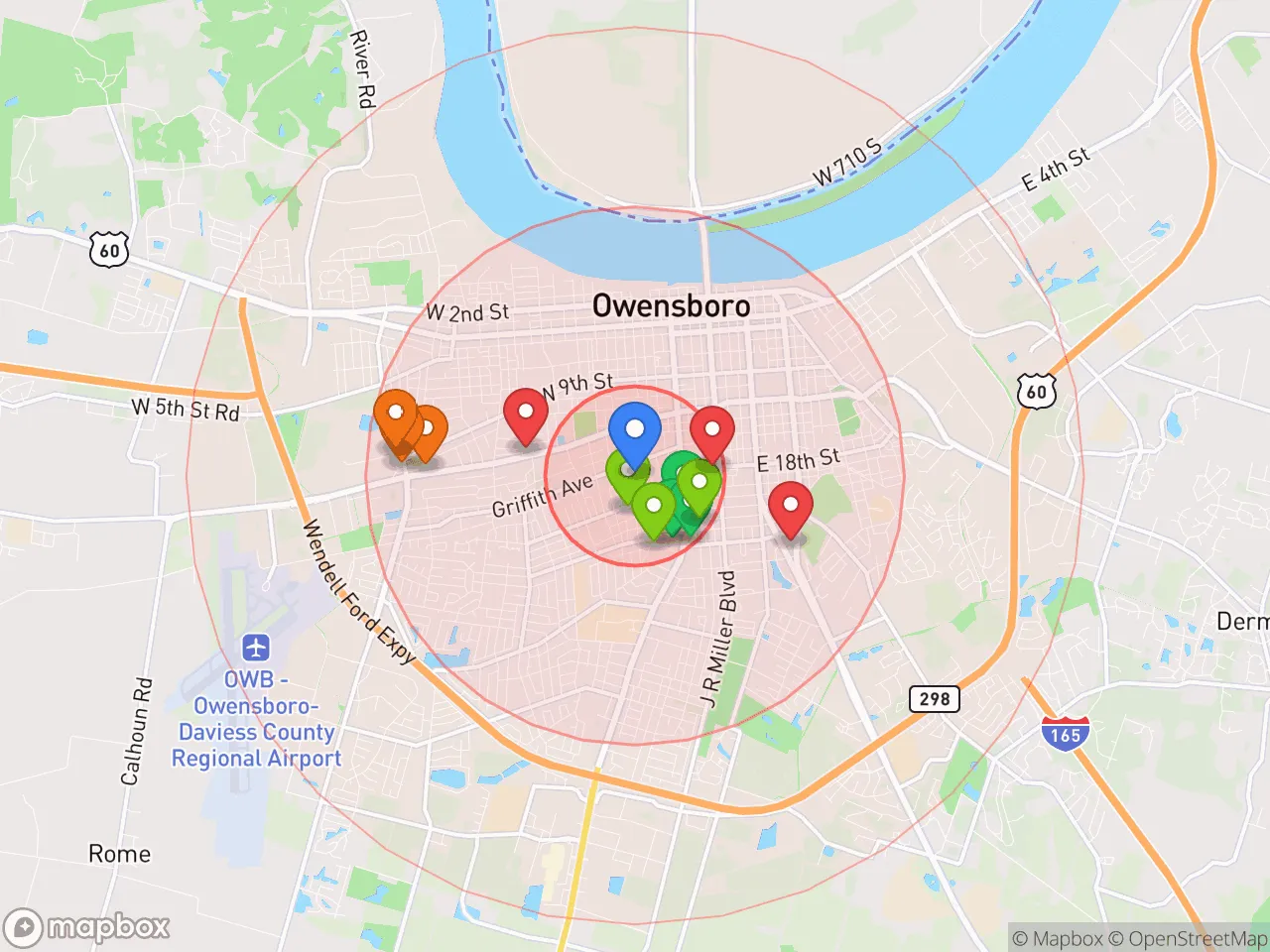 Hood Index scan area