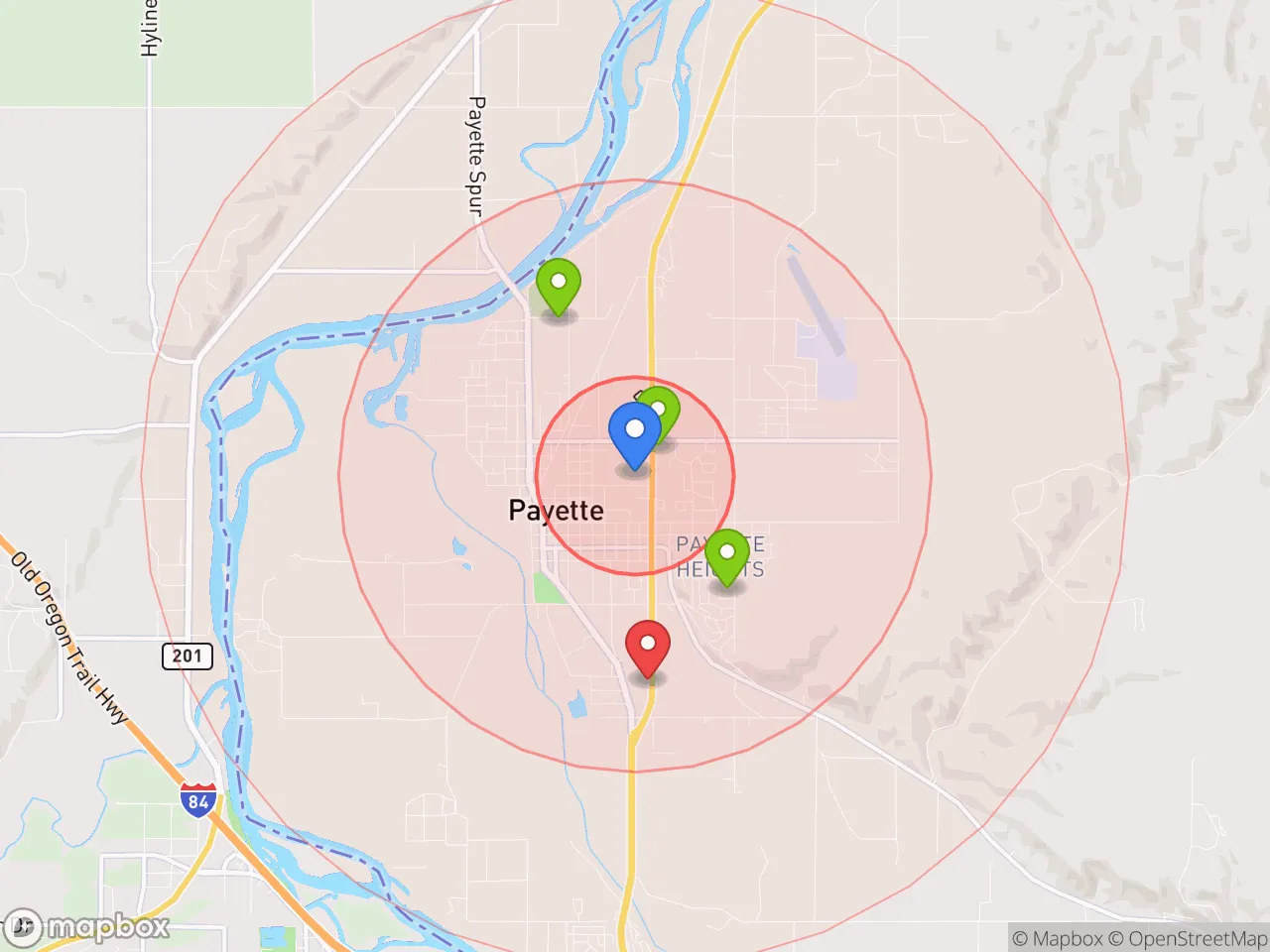 Hood Index scan area