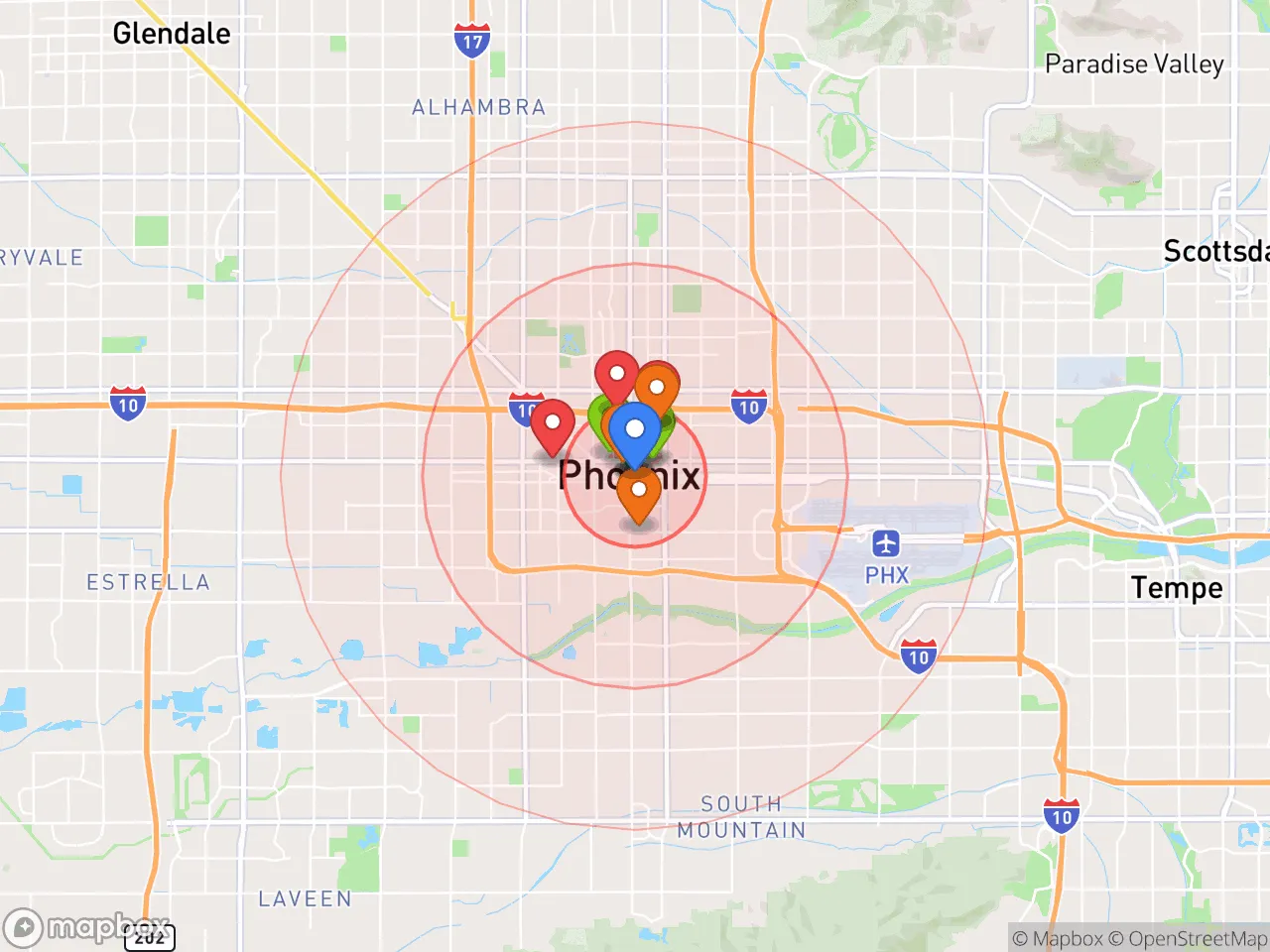 Hood Index scan area