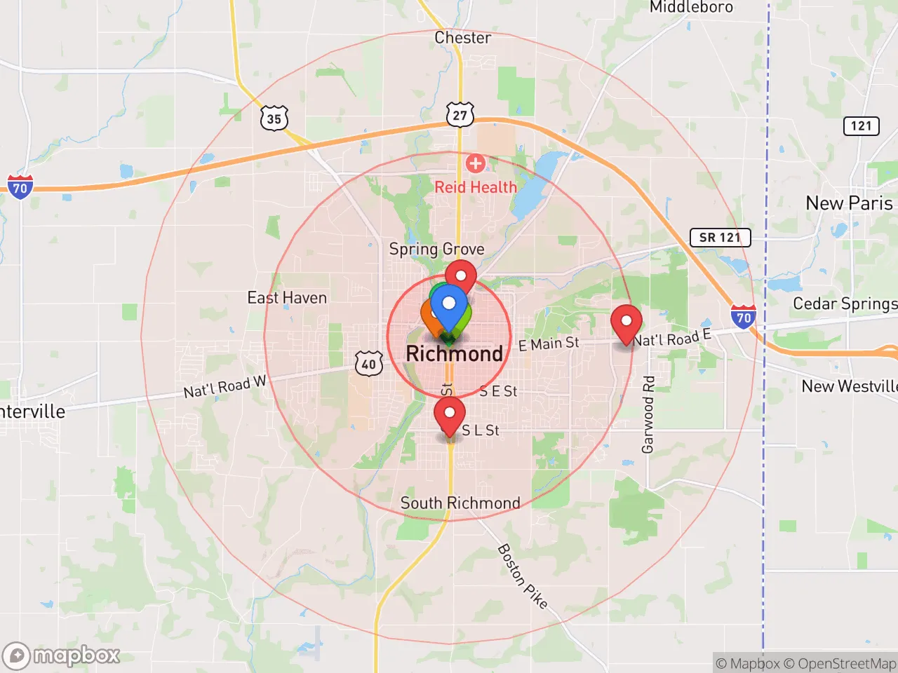 Hood Index scan area