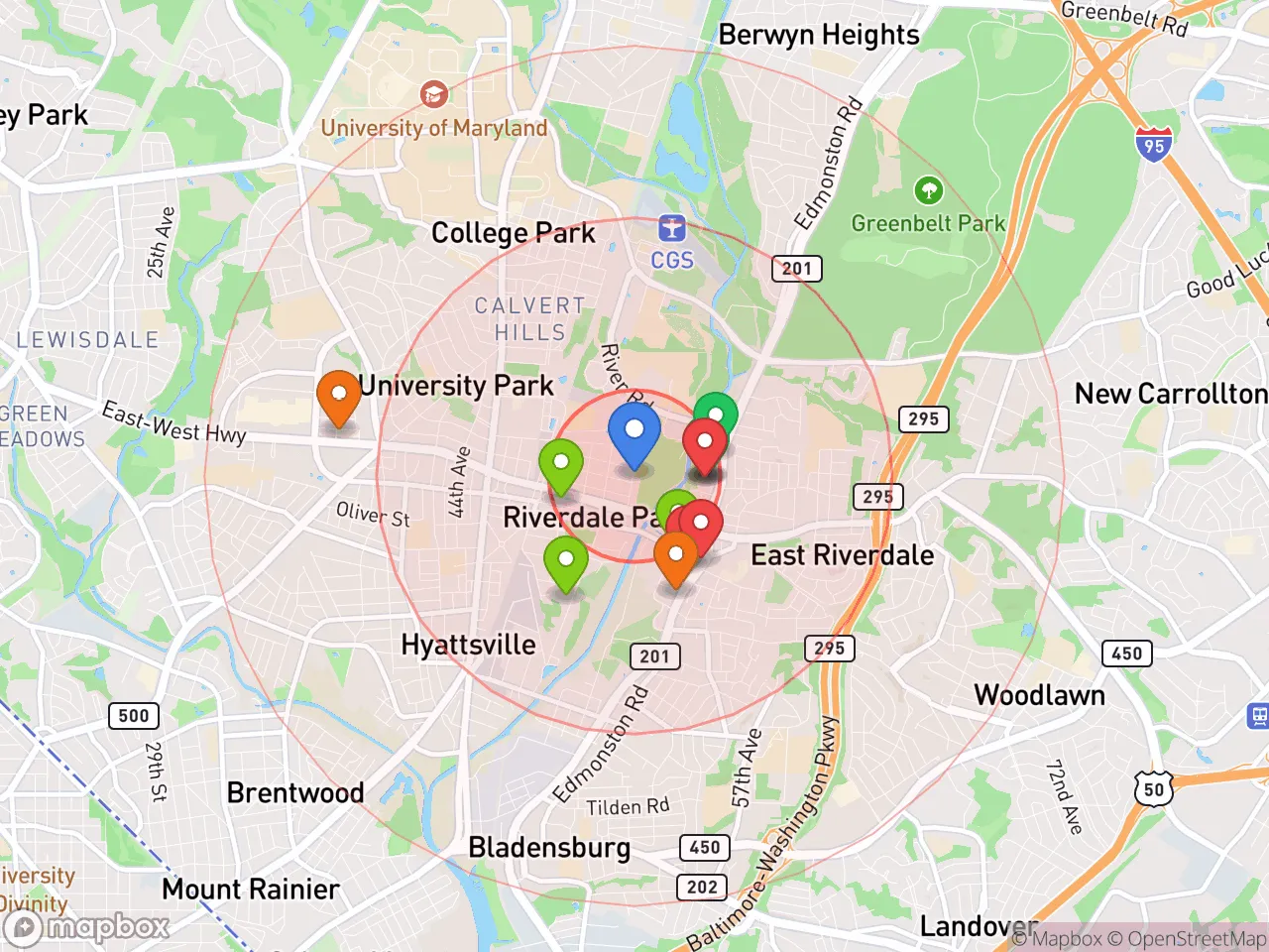 Hood Index scan area